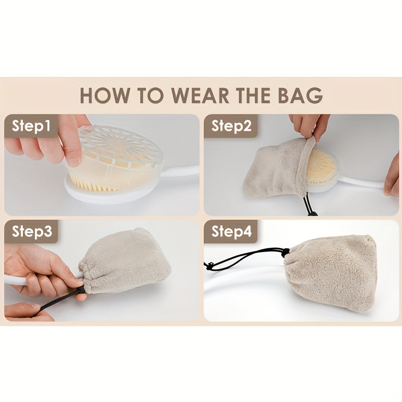 Elderly Back Scrubber with Soft Anti-Slip Grip Handle & Towel - Manual Bath Brush for Back Relief, No Electricity Needed, Long Handle for Easy Reach, Personal Care Aid for Seniors & Adults, Ergonomic Design, Easyclean Material, Softbristled Head
