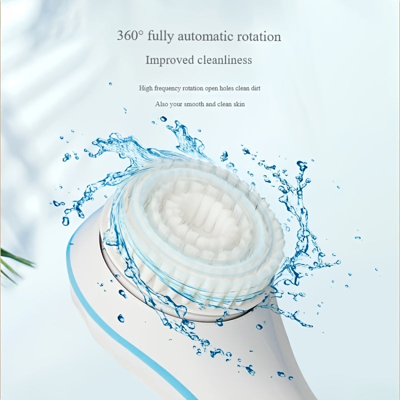 New Electric Bath Brush Home Automatic Back Scrubber Detachable Head Shower Massager, Lightweight and Portable